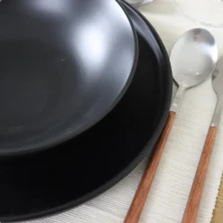 OTIX Bestekset 4 persoons RVS met Houtlook 16-delig Outlet