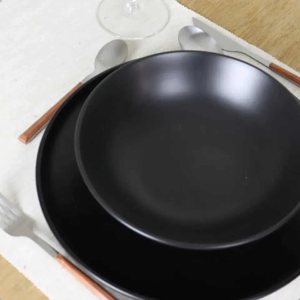 OTIX Bestekset 4 persoons RVS met Houtlook 16-delig Outlet