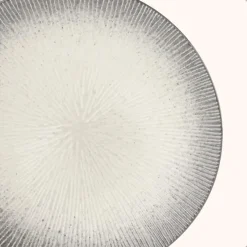 OTIX Dessert Ontbijt Bordenset 12 Persoons Zwart Taupe 21cm Keramiek TULIP Clearance