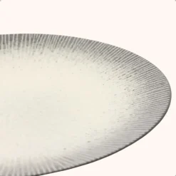 OTIX Dessert Ontbijt Bordenset 12 Persoons Zwart Taupe 21cm Keramiek TULIP Clearance