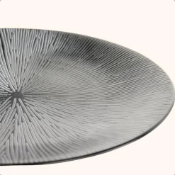 OTIX Dessert Ontbijt Bordenset 12 Persoons Zwart 21cm Keramiek POPPY Clearance