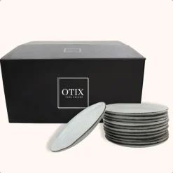 OTIX Dessert Ontbijt Bordenset 12 Persoons Blauw 21cm Keramiek BLUEBELL Sale