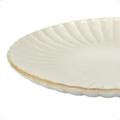 OTIX Diner Bordenset 6 Persoons Onderborden 32cm Wit Keramiek SOLIS Discount