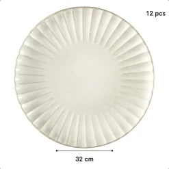 OTIX Dinerborden 12 Delig Solis - Wit Online