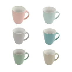 OTIX Espresso Kopjes Koffiekopjes Koffietassen Set van 6 met Oor 160ml Meerdere Clearance