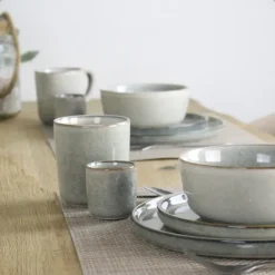 OTIX Espresso Kopjes Set van 12 Koffiekopjes 80ml Mokken Aardewerk Outlet