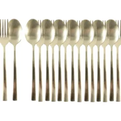 OTIX Gebaksvorkjes Theelepel Set van 16 Kleine Lepels Vorken Bestekset New