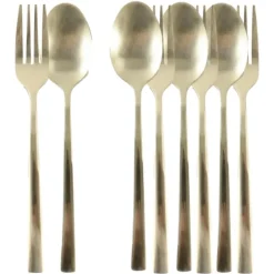 OTIX Gebaksvorkjes Theelepels Set van 8 Kleine Lepels Vorken Bestekset Outlet