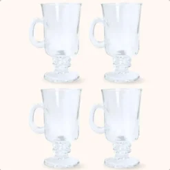 OTIX Irish Coffee glazen Latte macchiato Koffietassen 4 stuks 240ml Clearance