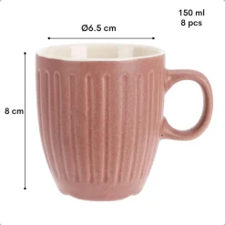 OTIX Koffiekopjes 8 Delig Moss - Multikleur Online