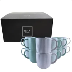 OTIX Koffiekopjes 12 stuks Aurora - Multikleur Hot