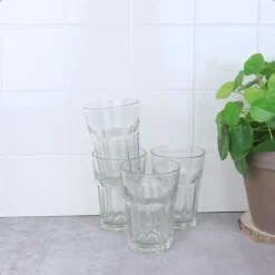 OTIX Limonadeglazen Waterglazen 4 Stuks 36 cl Transparant Glaswerk Stapelbaar Sale