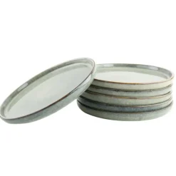 OTIX Ontbijtborden Bordenset 6 Persoons Dessertbord 21cm Aardewerk BEECH Sale