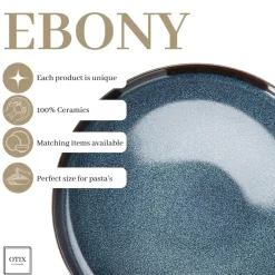 OTIX Ontbijtborden Bordenset 6 Persoons 21cm Dessertbord Ontbijtborden Blauw... Hot