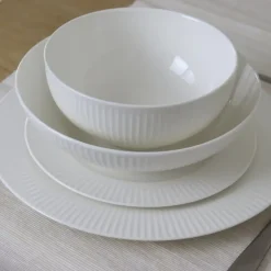 OTIX Ontbijtborden Bordenset 6 Persoons 20cm Dessertbord Ontbijtborden Wit Po... Hot