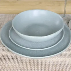 OTIX Ontbijtborden Bordenset 6 Persoons Dessertbord 21cm Aardewerk OAK New