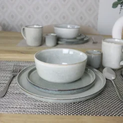 OTIX Ontbijtborden Bordenset 12 Persoons Dessertbord 21cm Aardewerk