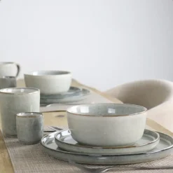 OTIX Ontbijtborden Bordenset 12 Persoons Dessertbord 21cm Aardewerk