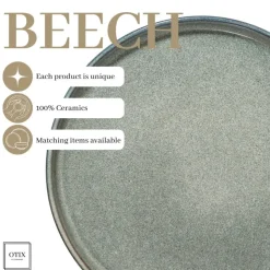 OTIX Ontbijtborden Bordenset 12 Persoons Dessertbord 21cm Aardewerk