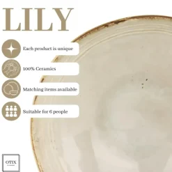 OTIX Serviesset 12 Delig Lily - Beige Hot