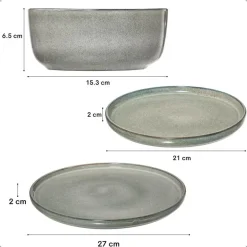 OTIX Serviesset Bordenset 6 Persoons 20-delig Serveerschaal borden Online