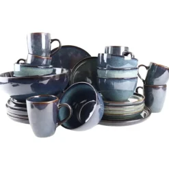 OTIX Serviesset 25-delig Bordenset Saladeschaal Koffiekopjes Ontbij... Sale