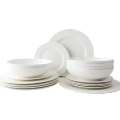 OTIX Serviesset 18-delig Bordenset 6-persoons Ontbijtborden Dinerbo... Sale