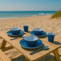 OTIX Serviessets 12 Delig Navara - Blauw Outlet