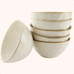 OTIX Soepkommen 6 Persoons Beige 620ml Keramiek New