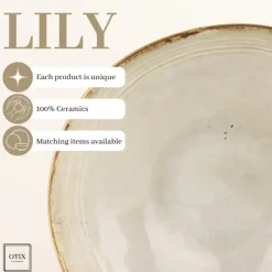 OTIX Soepkommen 6 Persoons Beige 15cm Soeptassen Keramiek LILY Online