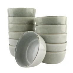 OTIX Soepkommen Zonder Oor Set van 12 600ml Groen Aardewerk BEECH Online