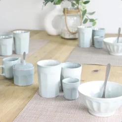 OTIX Soepkommen Zonder Oor Set van 12 Schaaltjes 560ml Licht Blauw ELM Clearance