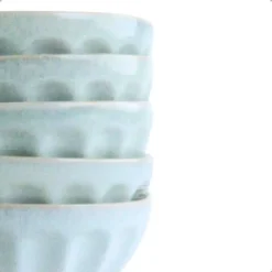 OTIX Soepkommen Zonder Oor Set van 12 Schaaltjes 560ml Licht Blauw ELM Clearance