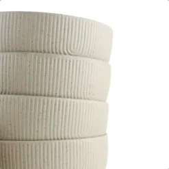 OTIX Soepkommen Zonder Oor Set van 6 Schaaltjes 600ml Caramel Aardewerk TEAK New