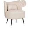 Beliani OTSBY - Fauteuil - Beige - Bouclé Outlet