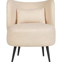 Beliani OTSBY - Fauteuil - Beige - Bouclé Outlet
