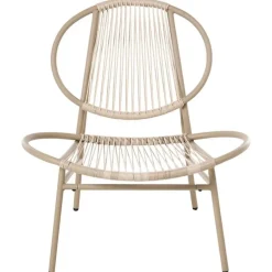 Leen Bakker OVARO - Bistroset - Beige - PE rotan New