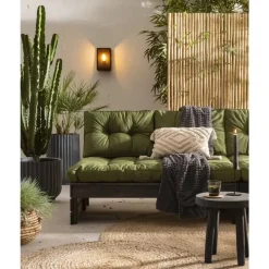 Leen Bakker Palletkussen Florence donkergroen 120x80 cm Best