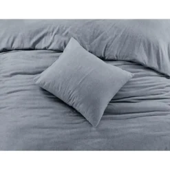 Papillon dekbedovertrek Brienz flanel - 140x200/220cm - Blauw Discount