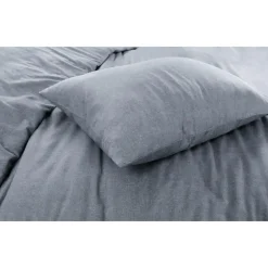 Papillon dekbedovertrek Brienz flanel - 140x200/220cm - Blauw Discount