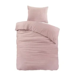 Papillon dekbedovertrek Brienz flanel - 140x200/220cm - Roze Best