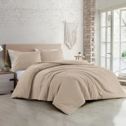 Papillon dekbedovertrek Juliette - 200x200/220 cm - Sand Hot