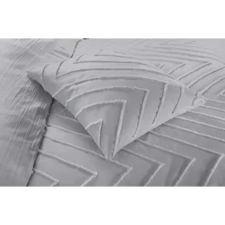 Papillon Valencia Dekbedovertrek - Eenpersoons - 140x200/220 cm - Grijs