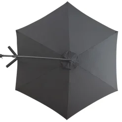 Merkloos Parasol - duurzame Zweefparasol Ø300 cm – Kantelbaar - 3 meter doorsnede - Grijs Outlet
