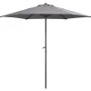 Leen Bakker Parasol Blanca - antraciet - Ø250 cm Online