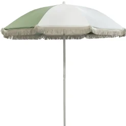 Leen Bakker Parasol Oliva tilt - zand/groen - Ø200 cm Online