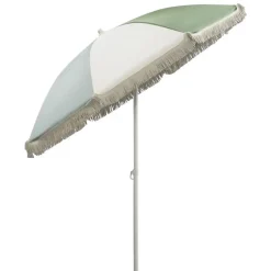 Leen Bakker Parasol Oliva tilt - zand/groen - Ø200 cm Online