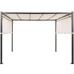 Beliani PARGA - Tuinpaviljoen - Beige - Polyester Clearance