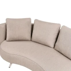 Leen Bakker PARORI - Tuinbank 3-zits - Beige - Rechtszijdig - Olefine Sale