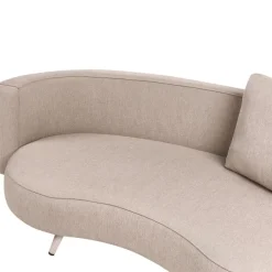 Leen Bakker PARORI - Tuinbank 3-zits - Beige - Rechtszijdig - Olefine Sale